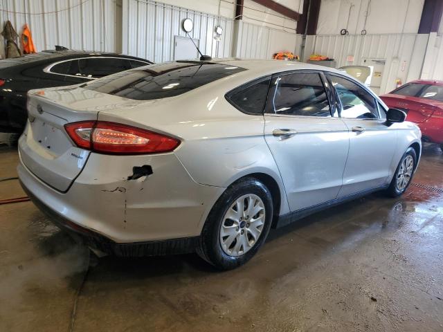 3FA6P0G7XDR139573 - 2013 FORD FUSION S SILVER photo 3