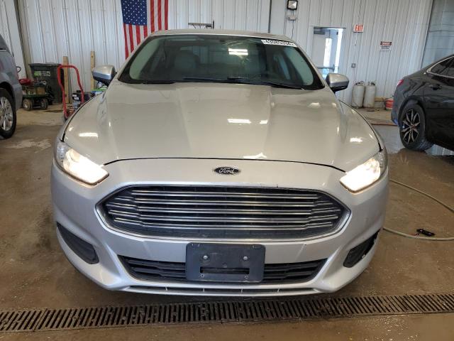 3FA6P0G7XDR139573 - 2013 FORD FUSION S SILVER photo 5