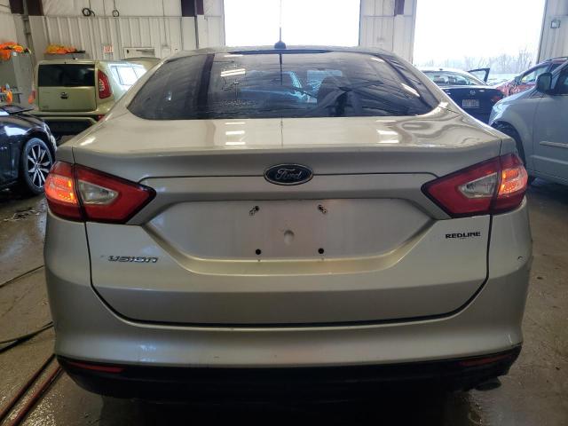 3FA6P0G7XDR139573 - 2013 FORD FUSION S SILVER photo 6