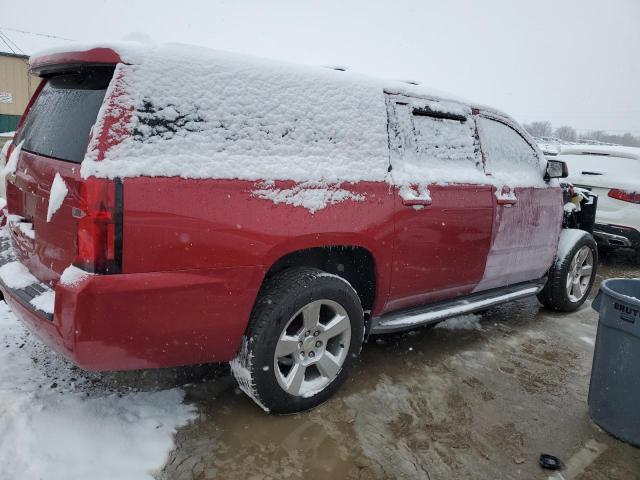 1GNSKJKC1FR200199 - 2015 CHEVROLET SUBURBAN K1500 LT RED photo 3