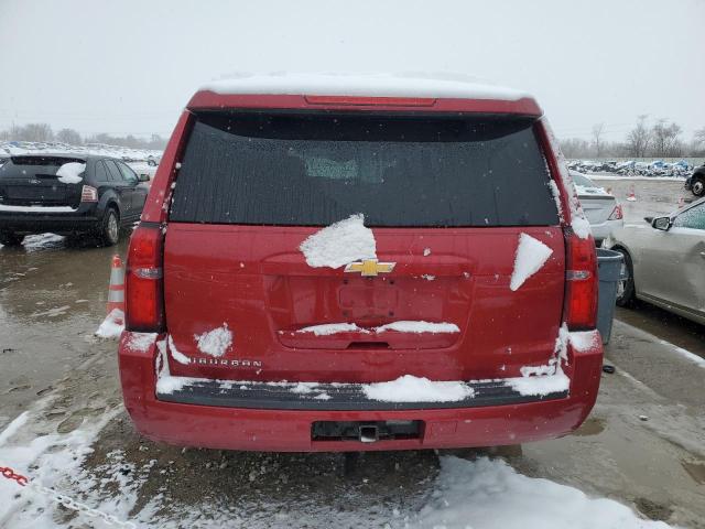 1GNSKJKC1FR200199 - 2015 CHEVROLET SUBURBAN K1500 LT RED photo 6