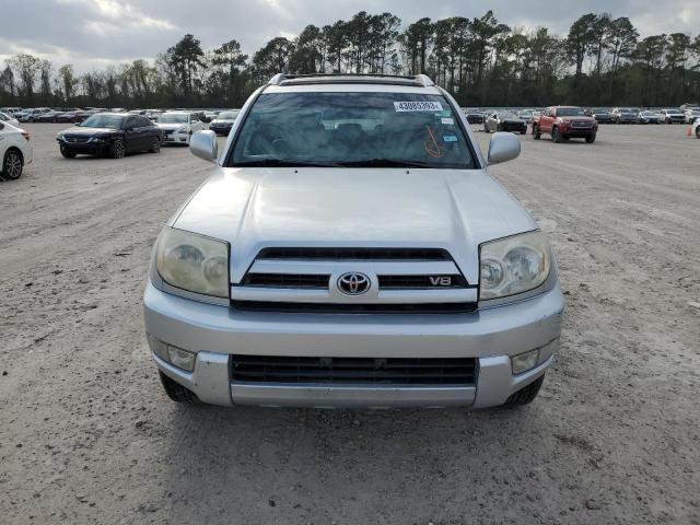 JTEZT17R830010901 - 2003 TOYOTA 4RUNNER LIMITED SILVER photo 5