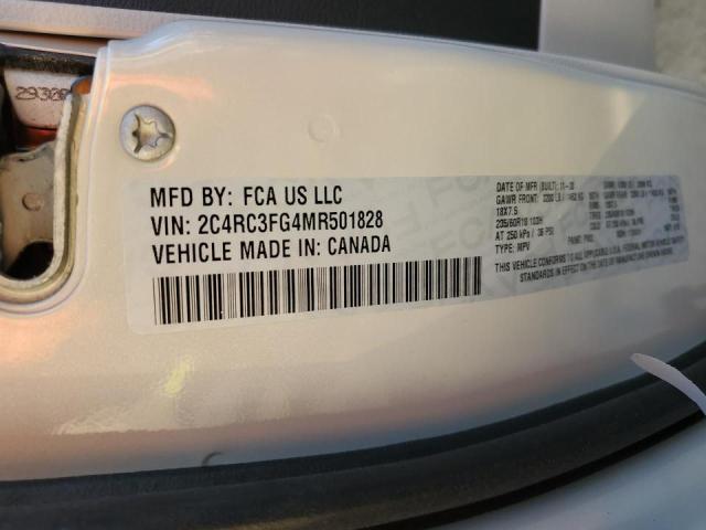 2C4RC3FG4MR501828 - 2021 CHRYSLER PACIFICA TOURING BEIGE photo 13