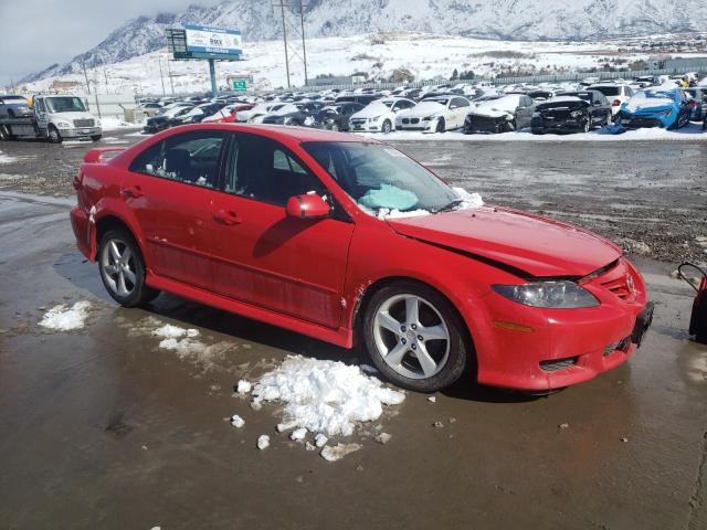 1YVFP84C745N77913 - 2004 MAZDA 6 I RED photo 4