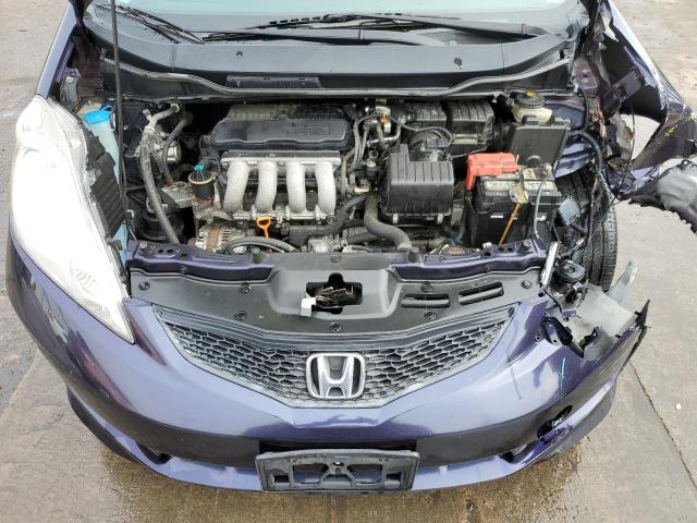 JHMGE88409S069020 - 2009 HONDA FIT SPORT BLUE photo 11