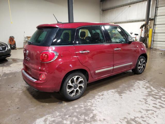 ZFBCFACH3EZ020560 - 2014 FIAT 500L LOUNGE MAROON photo 3