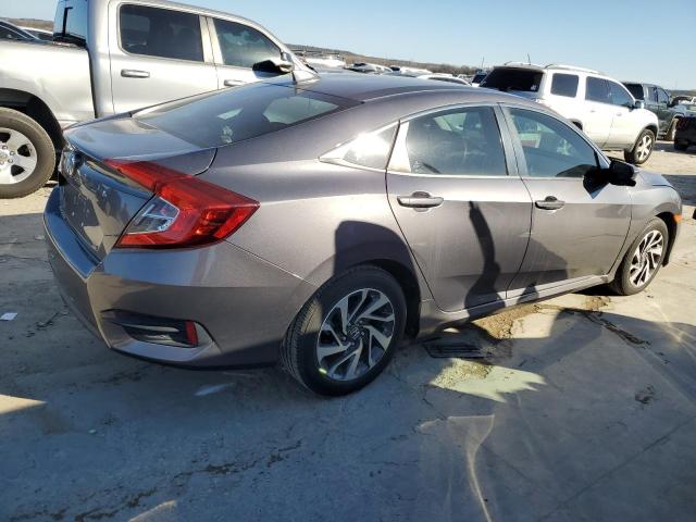 19XFC2F7XJE025739 - 2018 HONDA CIVIC EX GRAY photo 3