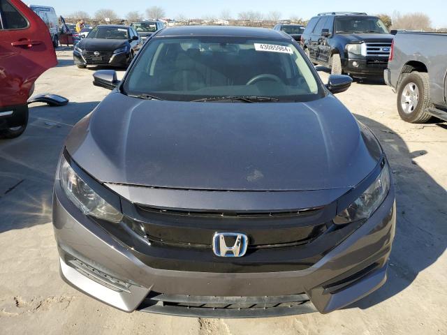 19XFC2F7XJE025739 - 2018 HONDA CIVIC EX GRAY photo 5