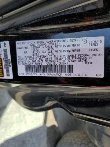5TFUU4EN2FX140455 - 2015 TOYOTA TACOMA ACCESS CAB 黑色 照片 12