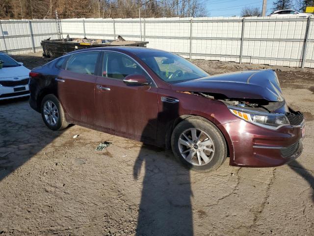 5XXGT4L32JG185638 - 2018 KIA OPTIMA LX BURGUNDY photo 4