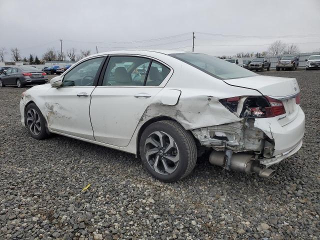 1HGCR3F8XHA010091 - 2017 HONDA ACCORD EXL WHITE photo 2