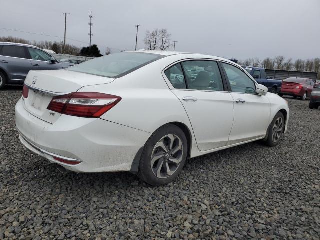 1HGCR3F8XHA010091 - 2017 HONDA ACCORD EXL WHITE photo 3