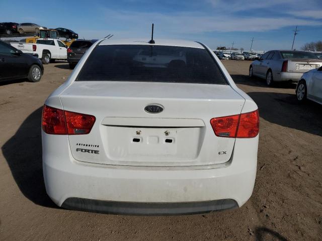 KNAFU4A22A5188950 - 2010 KIA FORTE EX WHITE photo 6