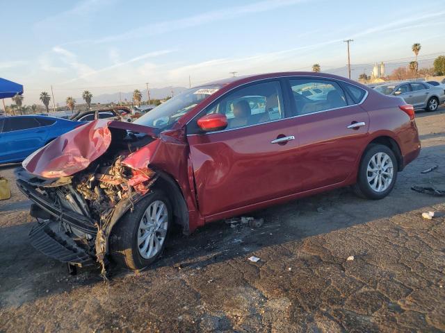 3N1AB7AP1KY257358 - 2019 NISSAN SENTRA S RED photo 1