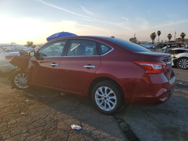 3N1AB7AP1KY257358 - 2019 NISSAN SENTRA S RED photo 2