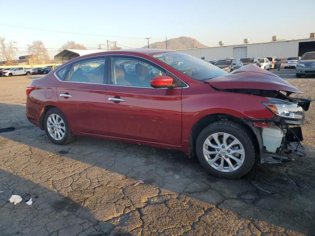 3N1AB7AP1KY257358 - 2019 NISSAN SENTRA S RED photo 4