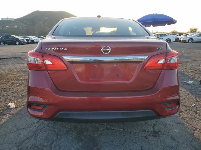 3N1AB7AP1KY257358 - 2019 NISSAN SENTRA S RED photo 6