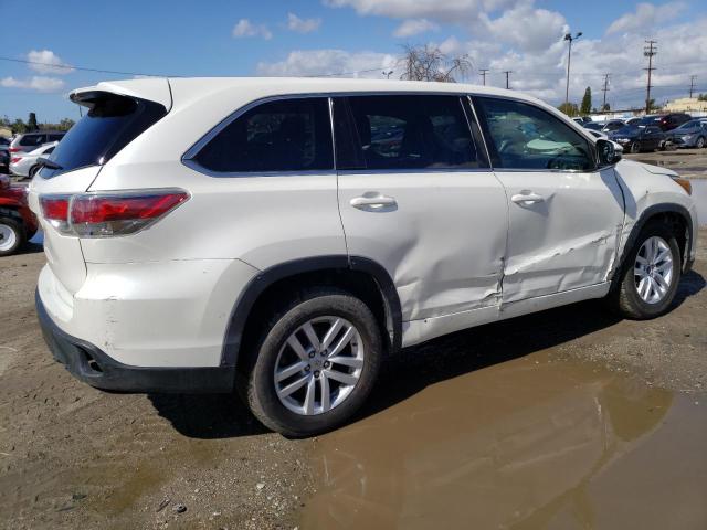 5TDZKRFHXFS060571 - 2015 TOYOTA HIGHLANDER LE WHITE photo 3