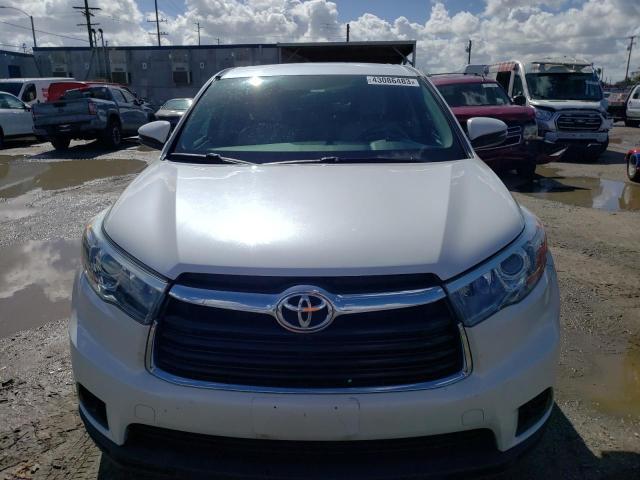 5TDZKRFHXFS060571 - 2015 TOYOTA HIGHLANDER LE WHITE photo 5