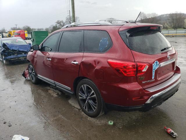 5N1DR2MN6JC673489 - 2018 NISSAN PATHFINDER S RED photo 2