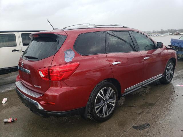 5N1DR2MN6JC673489 - 2018 NISSAN PATHFINDER S RED photo 3