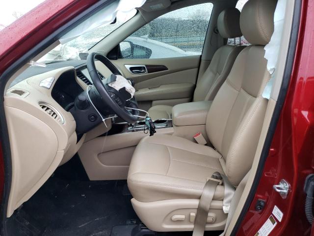 5N1DR2MN6JC673489 - 2018 NISSAN PATHFINDER S RED photo 7