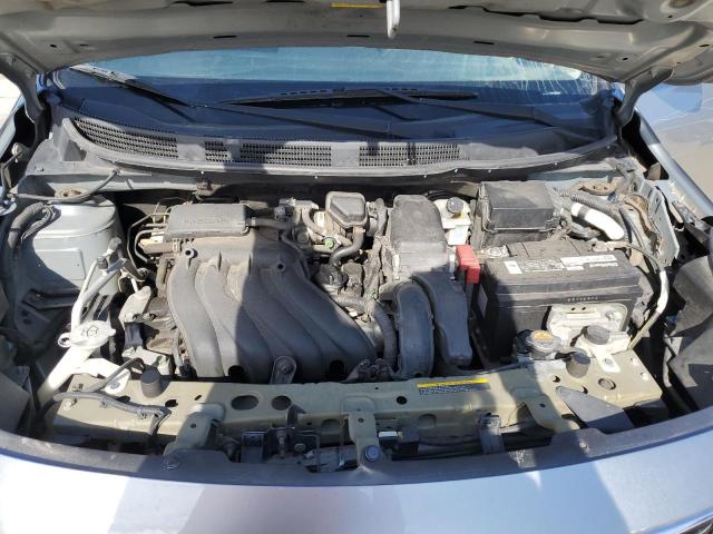 3N1CN7AP2CL897707 - 2012 NISSAN VERSA S GRAY photo 11