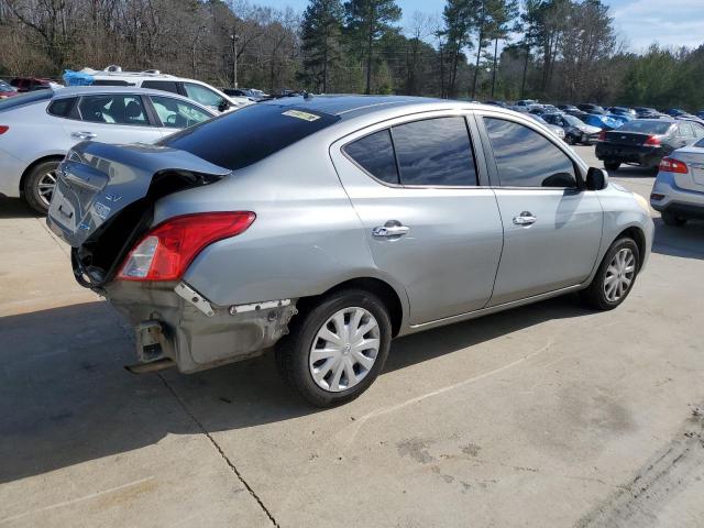 3N1CN7AP2CL897707 - 2012 NISSAN VERSA S GRAY photo 3