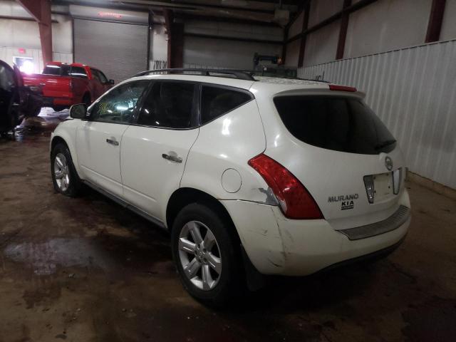 JN8AZ08WX7W611507 - 2007 NISSAN MURANO SL WHITE photo 3