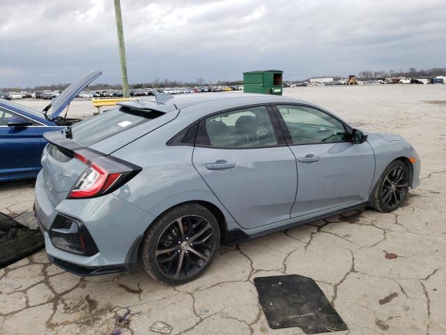 SHHFK7H45MU205016 - 2021 HONDA CIVIC SPORT 蓝色 照片 3