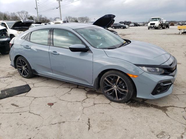 SHHFK7H45MU205016 - 2021 HONDA CIVIC SPORT 蓝色 照片 4