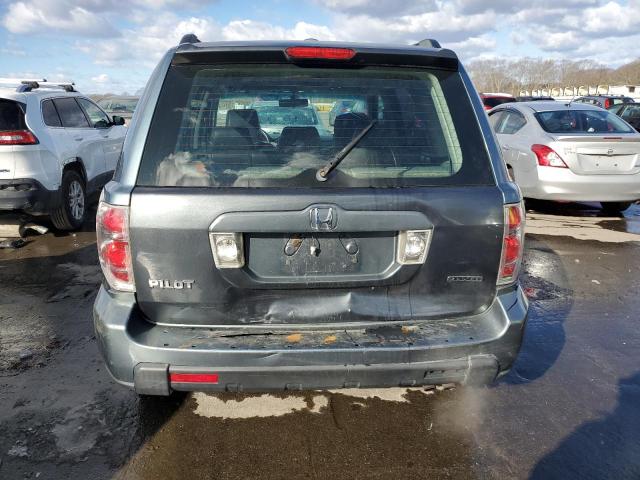 2HKYF18547H503132 - 2007 HONDA PILOT EXL GRAY photo 6