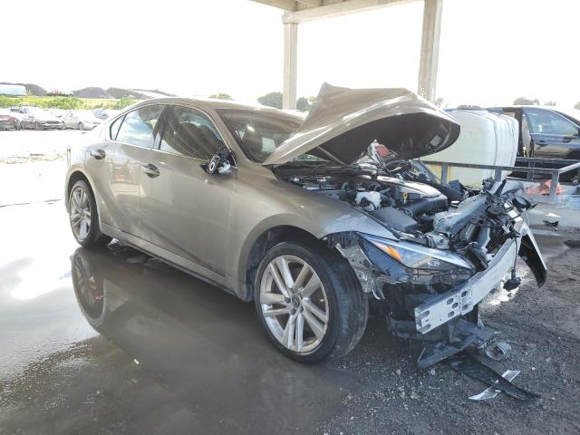 JTHAA1D29M5116517 - 2021 LEXUS IS 300 GRAY photo 4