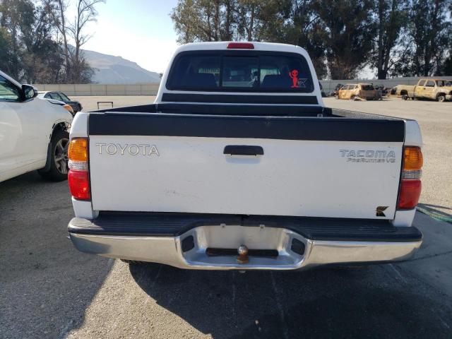 5TEGN92N11Z771503 - 2001 TOYOTA TACOMA DOUBLE CAB PRERUNNER WHITE photo 6