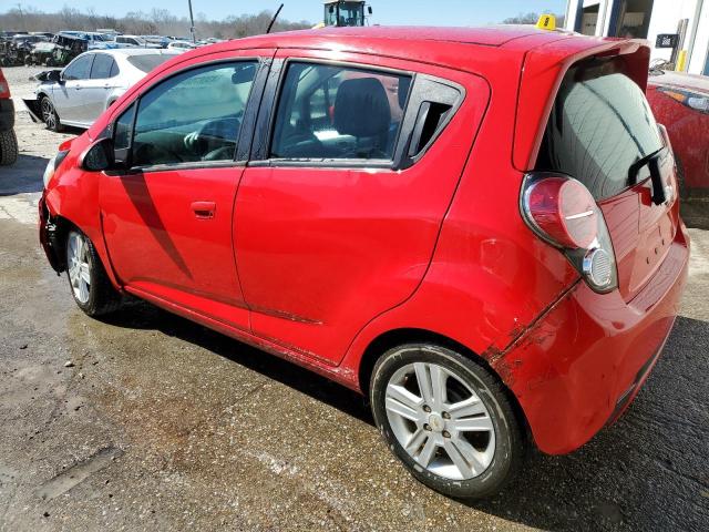 KL8CB6S91EC509213 - 2014 CHEVROLET SPARK LS RED photo 2