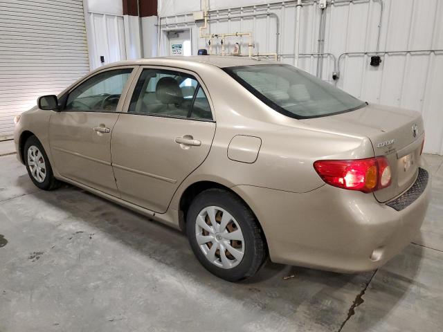 1NXBU40EX9Z101760 - 2009 TOYOTA COROLLA BASE GOLD photo 2