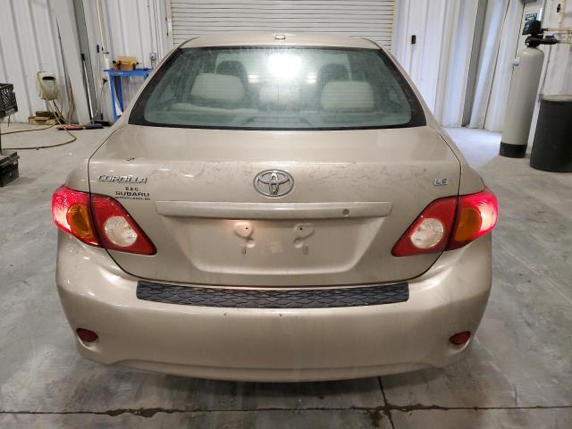 1NXBU40EX9Z101760 - 2009 TOYOTA COROLLA BASE GOLD photo 6