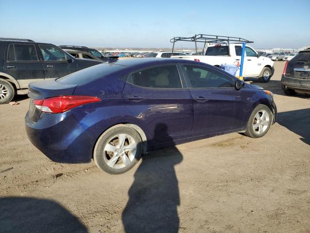 5NPDH4AE7DH257953 - 2013 HYUNDAI ELANTRA GLS BLUE photo 3