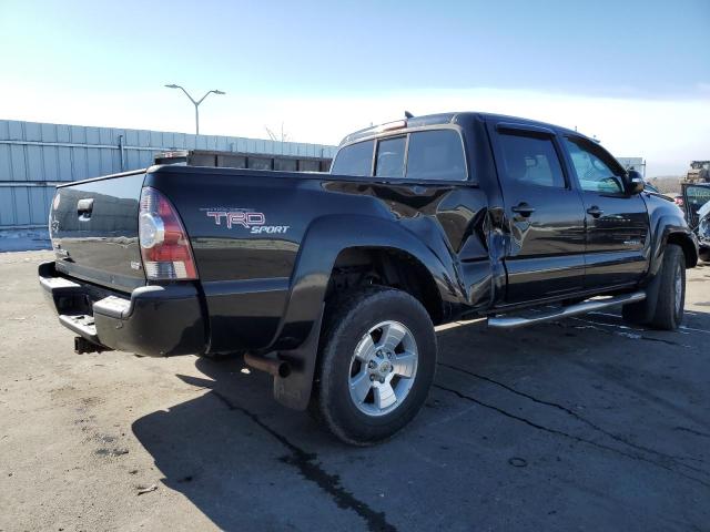 3TMMU4FNXDM052299 - 2013 TOYOTA TACOMA DOUBLE CAB LONG BED BLACK photo 3