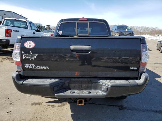 3TMMU4FNXDM052299 - 2013 TOYOTA TACOMA DOUBLE CAB LONG BED BLACK photo 6