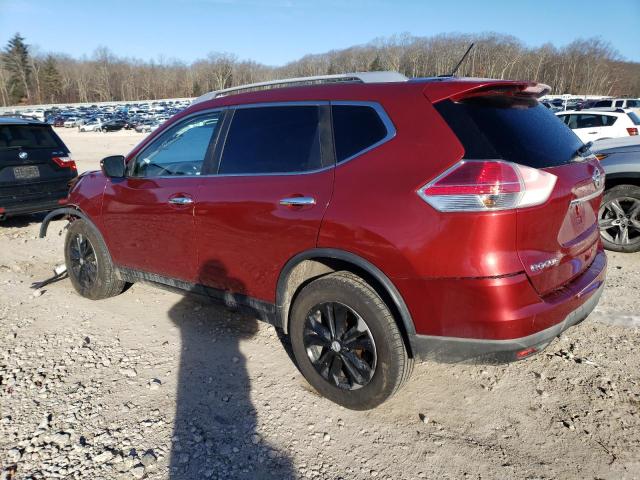 JN8AT2MV6GW148839 - 2016 NISSAN ROGUE S RED photo 2