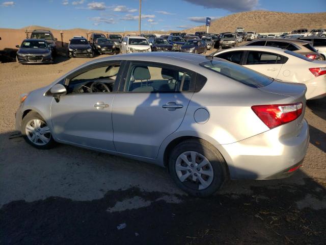 KNADN4A36E6408068 - 2014 KIA RIO EX SILVER photo 2