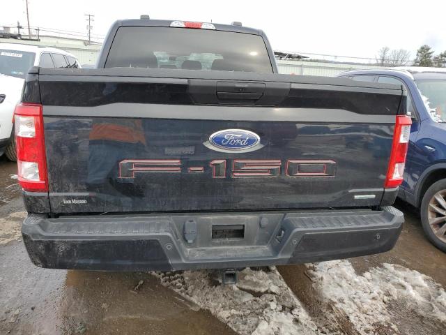 1FTEW1EP9MFC16691 - 2021 FORD F150 SUPERCREW BLACK photo 6