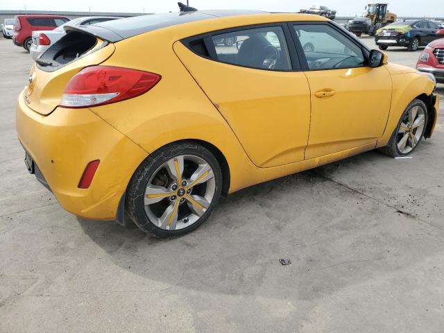 KMHTC6AD4GU303211 - 2016 HYUNDAI VELOSTER YELLOW photo 3