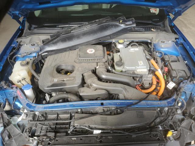 3FA6P0MU1LR236332 - 2020 FORD FUSION SEL BLUE photo 11