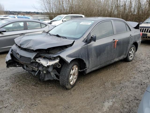 1NXBU40E99Z155776 - 2009 TOYOTA COROLLA BASE GRAY photo 1