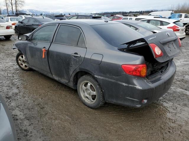 1NXBU40E99Z155776 - 2009 TOYOTA COROLLA BASE GRAY photo 2