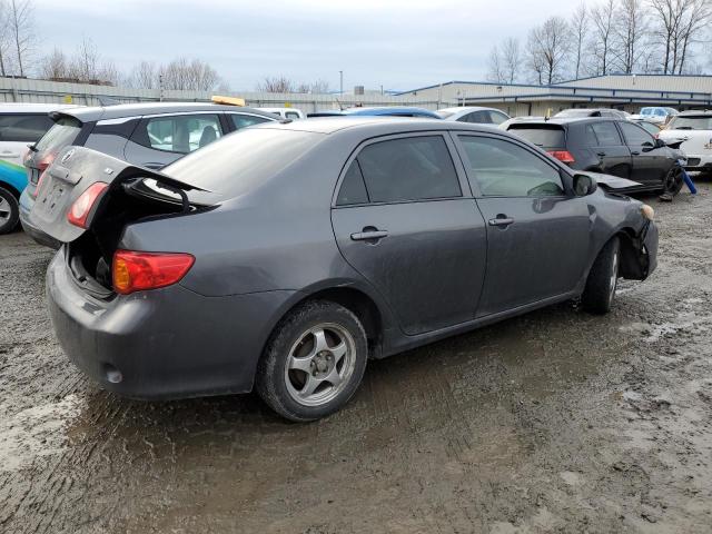 1NXBU40E99Z155776 - 2009 TOYOTA COROLLA BASE GRAY photo 3