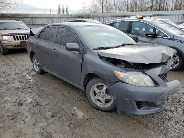 1NXBU40E99Z155776 - 2009 TOYOTA COROLLA BASE GRAY photo 4