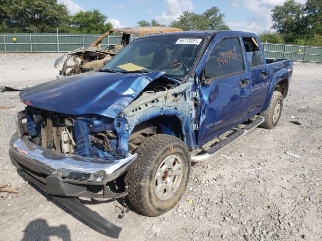 1GTDT136258256809 - 2005 GMC CANYON BLUE photo 2